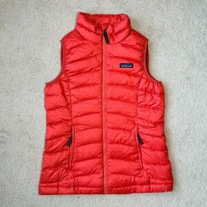 Patagonia Girls Coral Down Puffer Vest - Youth Medium